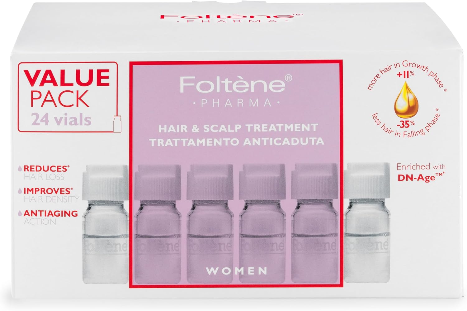 Foltene Pharma Hair and Sculp Treatment for Women - Value Pack