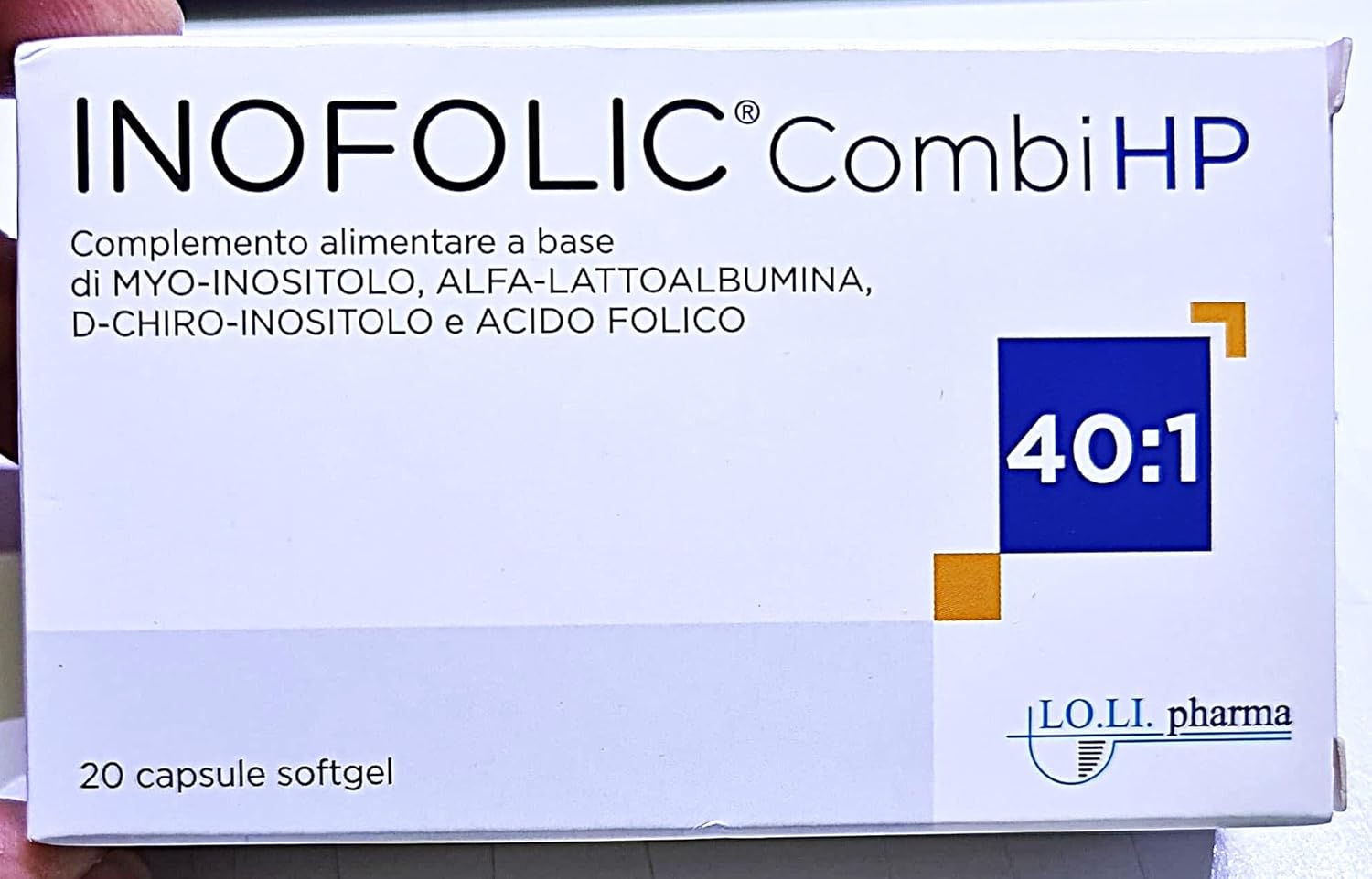 INOFOLIC COMBI HP 20 Capsules