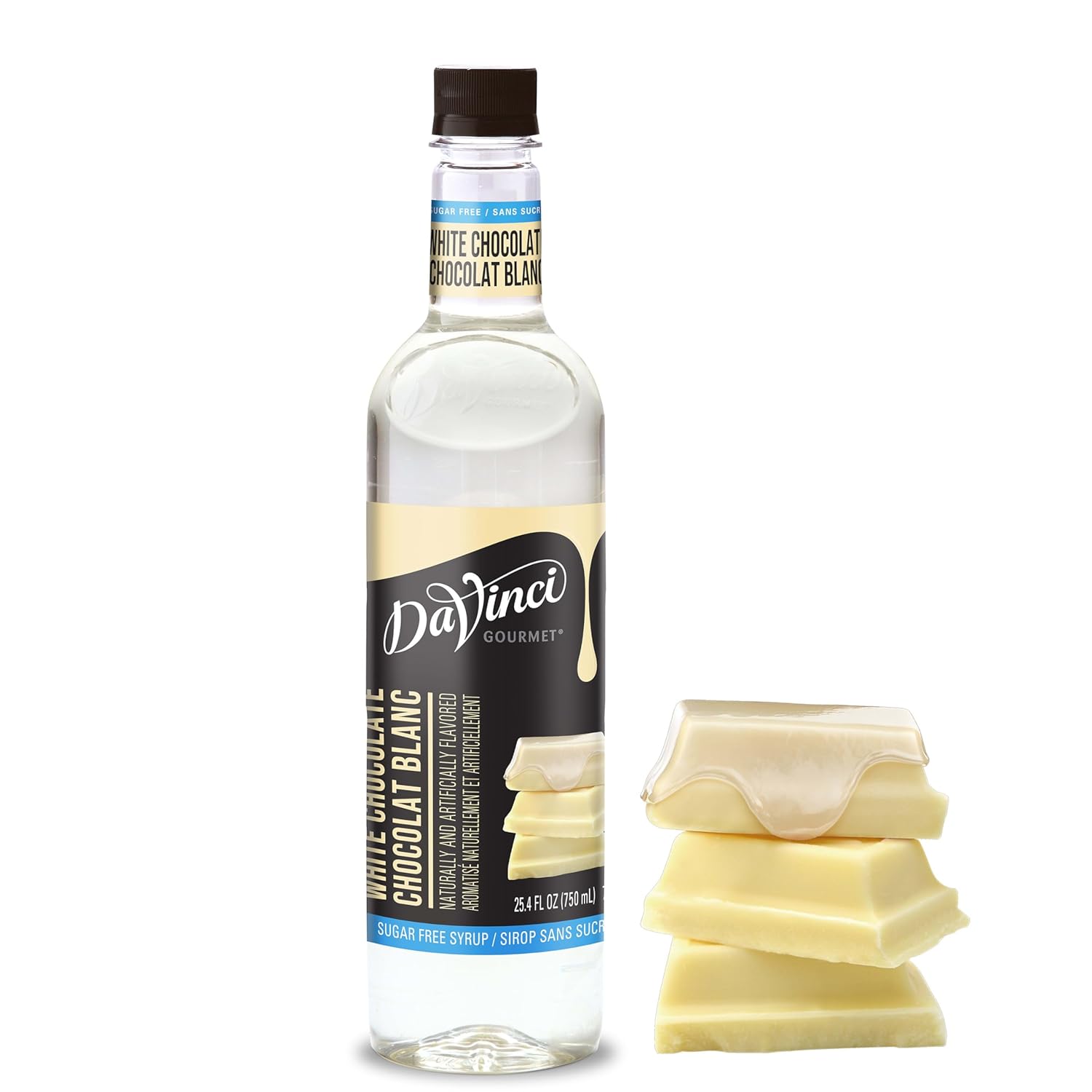 DaVinci Gourmet Sugar-Free White Chocolate Syrup, 25.4 Fluid Ounces (Pack of 1)