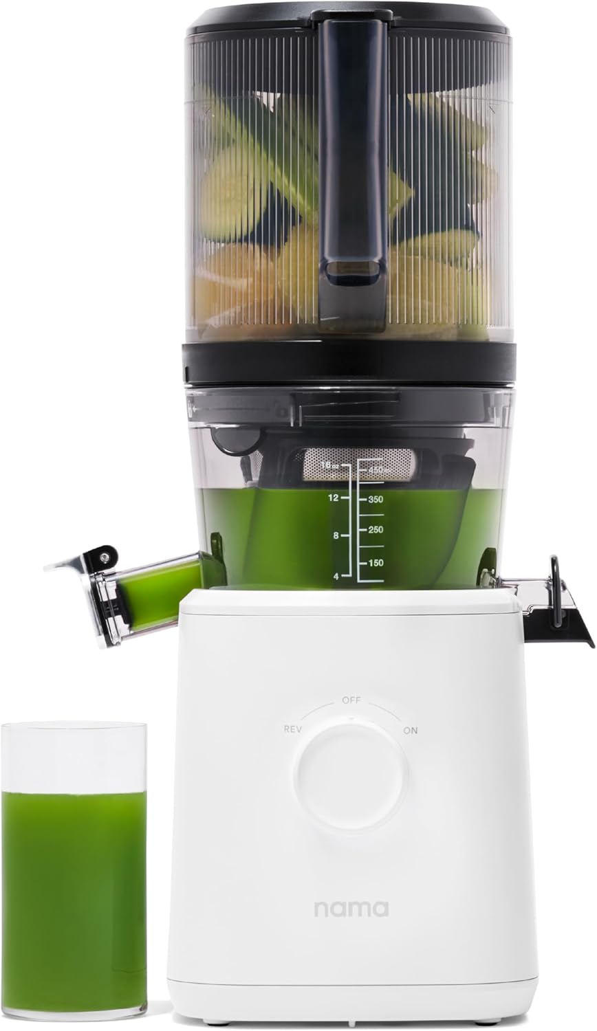 Nama J2 - Cold Press Juicer - Hands-Free - White