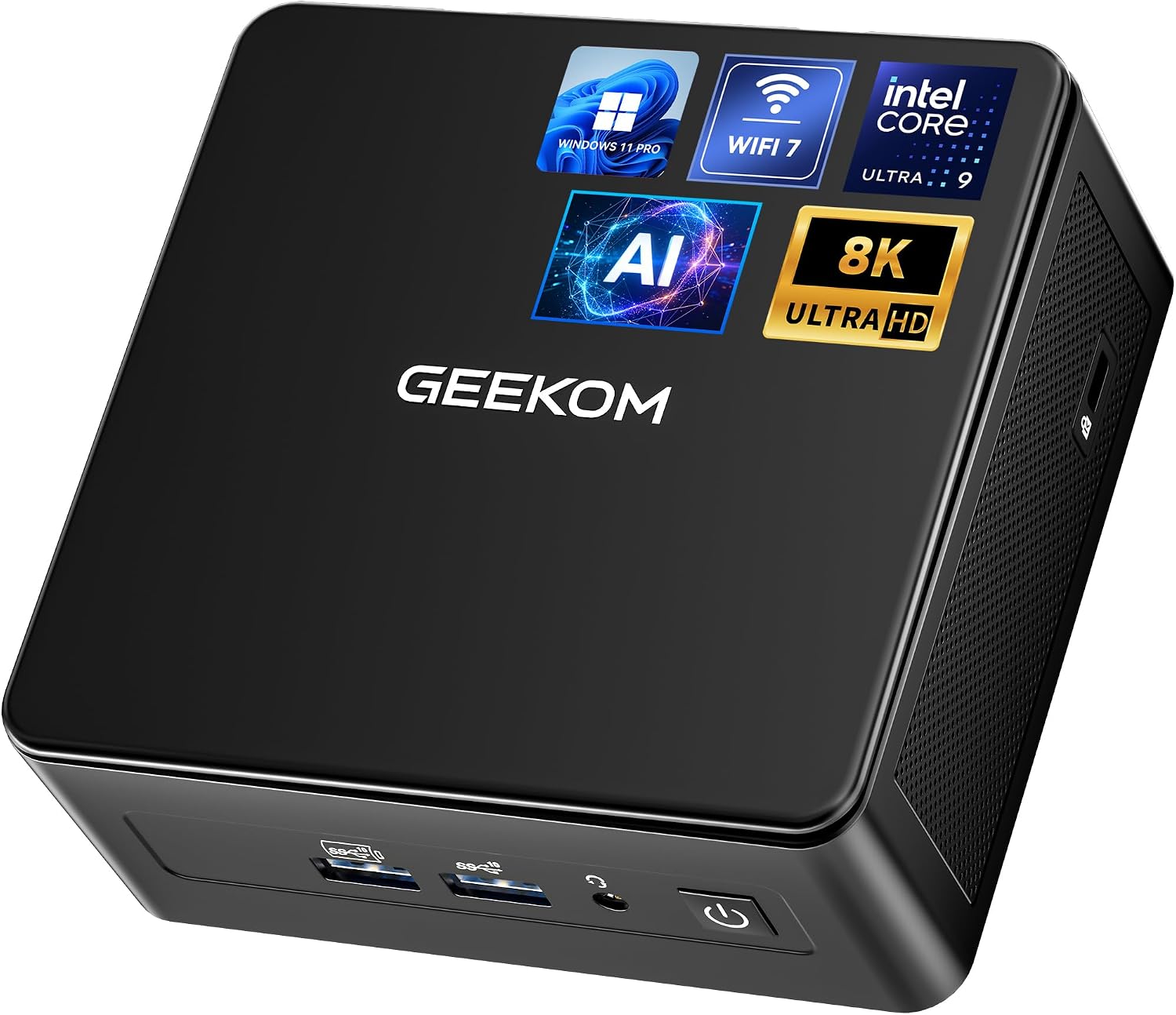 GEEKOM IT15 AI Mini PC, Intel Ultra 9 285H(99 Tops) | 32GB DDR5, 1TB SSD