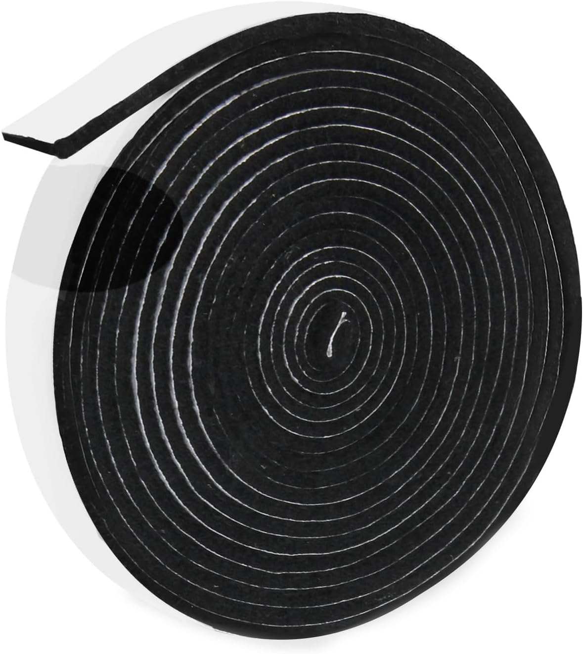 BBQ Gasket Tape – High-Temp Black Grill Seal Strip, Self-Stick Heat Resistant BBQ Smoke Seal Strip, 7.5 Ft Long, 1/8 Inch Thick, Fireproof Adhesive Tape for Smoker & Grill Maintenance (0.5 Inch Wide)