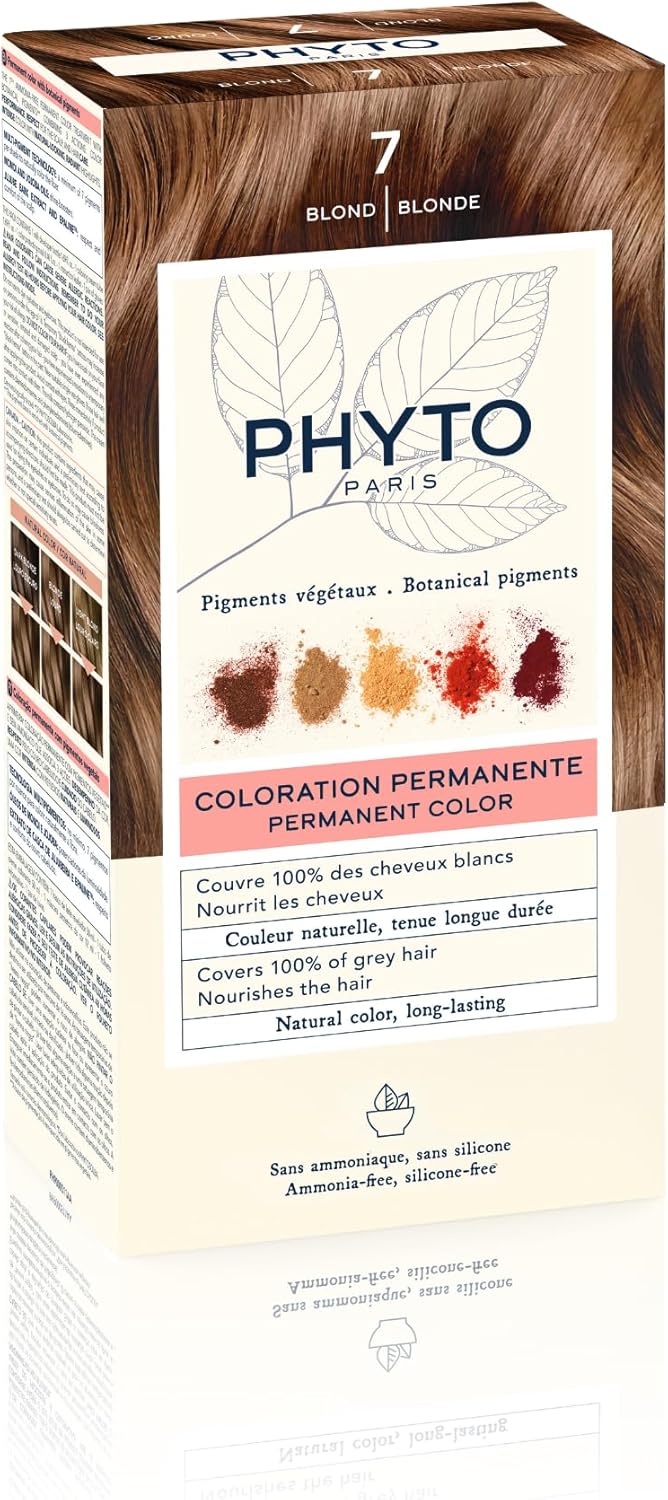 PHYTOCOLOR: Permanent Hair Dye by PHYTO Shade: 7 Blonde
