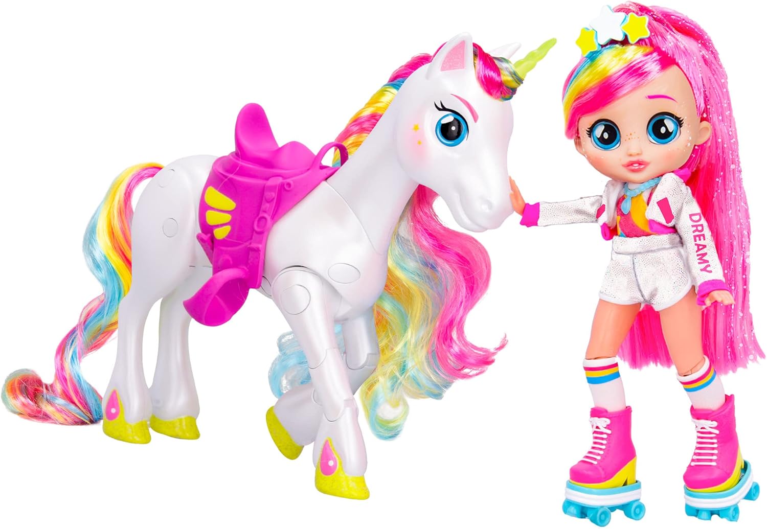 Cry Babies BFF Dreamy & Rym - Fashion Doll with 9+ Surprises Including Outfit and Accessories for Fashion Toy, Girls and Boys Ages 5 and Up, 7.8 Inch Doll, Multicolor