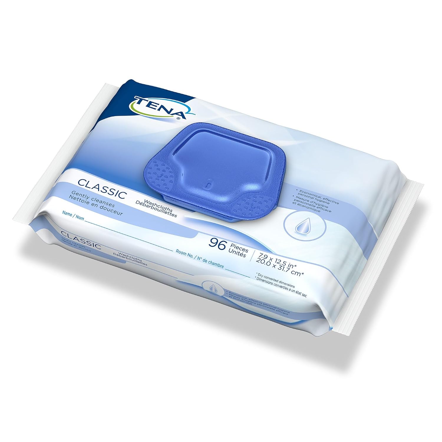 TENA Scented Aloe/Vitamin E/Chamomile Cleansing Wipes, 96 ct