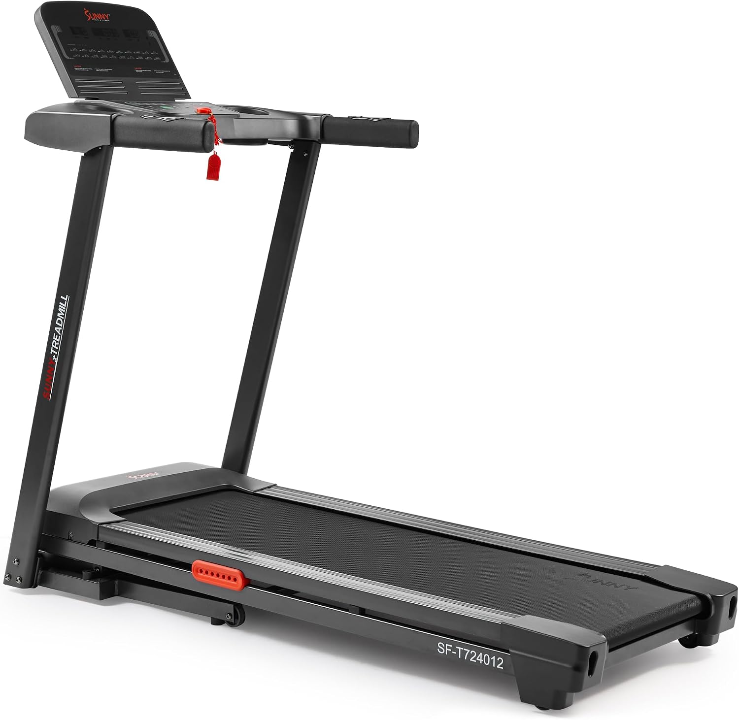 Sunny Health & Fitness Smart WiFi Treadmills – Compact, Foldable, Portable, Under Desk & Incline Options (Manual & Auto), Brushless Motor, & Bluetooth SunnyFit App, LED Display, Shock Absorption