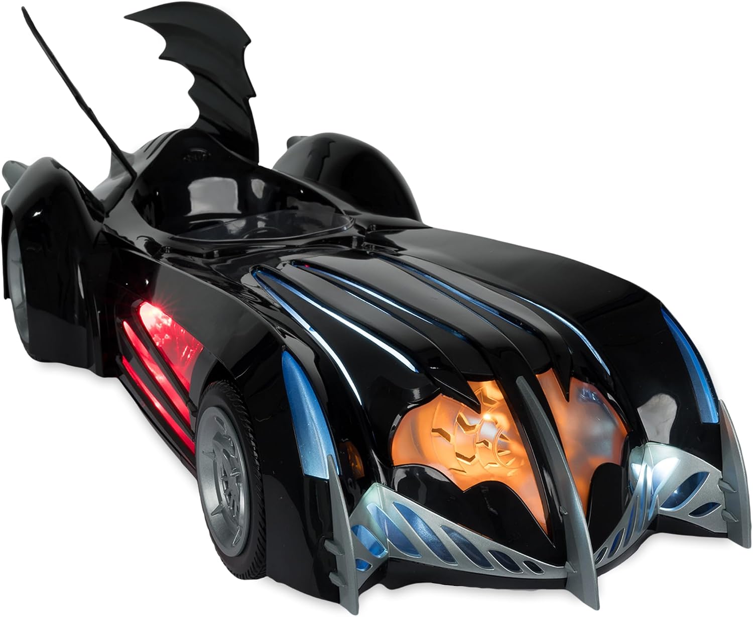 McFarlane Toys - DC Multiverse Batmobile (Batman & Robin) 24.5in Long Vehicle with Lights and Sound | DC Multiverse Batman & Robin 7 Inch Scale Vehicle Figure - Batmobile Lights & Sound