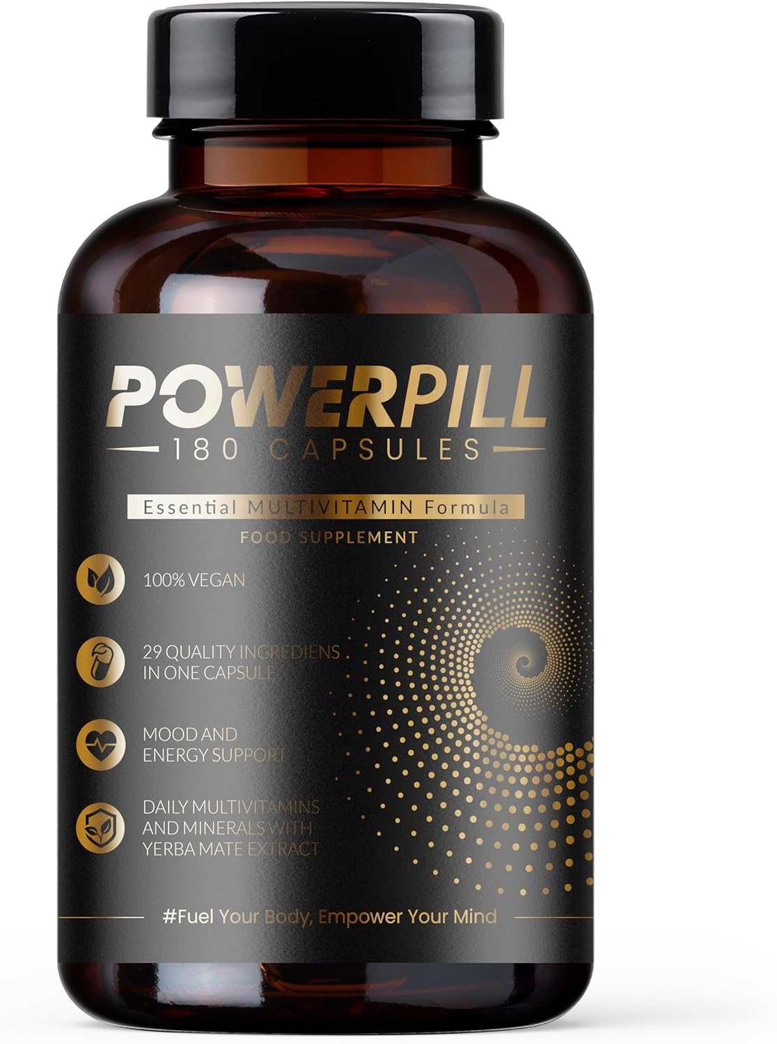 Multivitamin for Women and Men - 29 Essential Nutrients, Half of The Year Supply, Advance Multivitamins & Minerals - Vitamin D3, C, Iron, Zinc, B Complex - Vegan - One a Day - by POWERPILL.