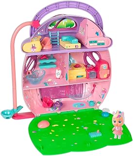 Cry Babies Magic Tears Dreamy's Mega House - 3 Stories, 25+ Accessories, Exclusive Doll, Lights and Sounds
