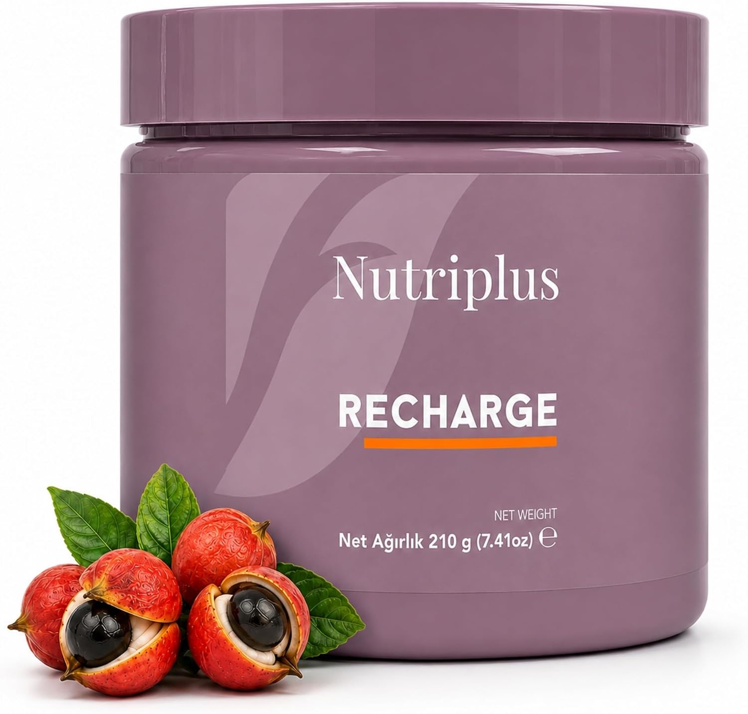 FARMASi Nutriplus Recharge, Guarana Extract, Vegan, Sugar-Free, 7.41oz