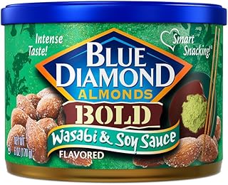 Blue Diamond Almonds, Bold Wasabi & Soy Sauce, 6 Oz