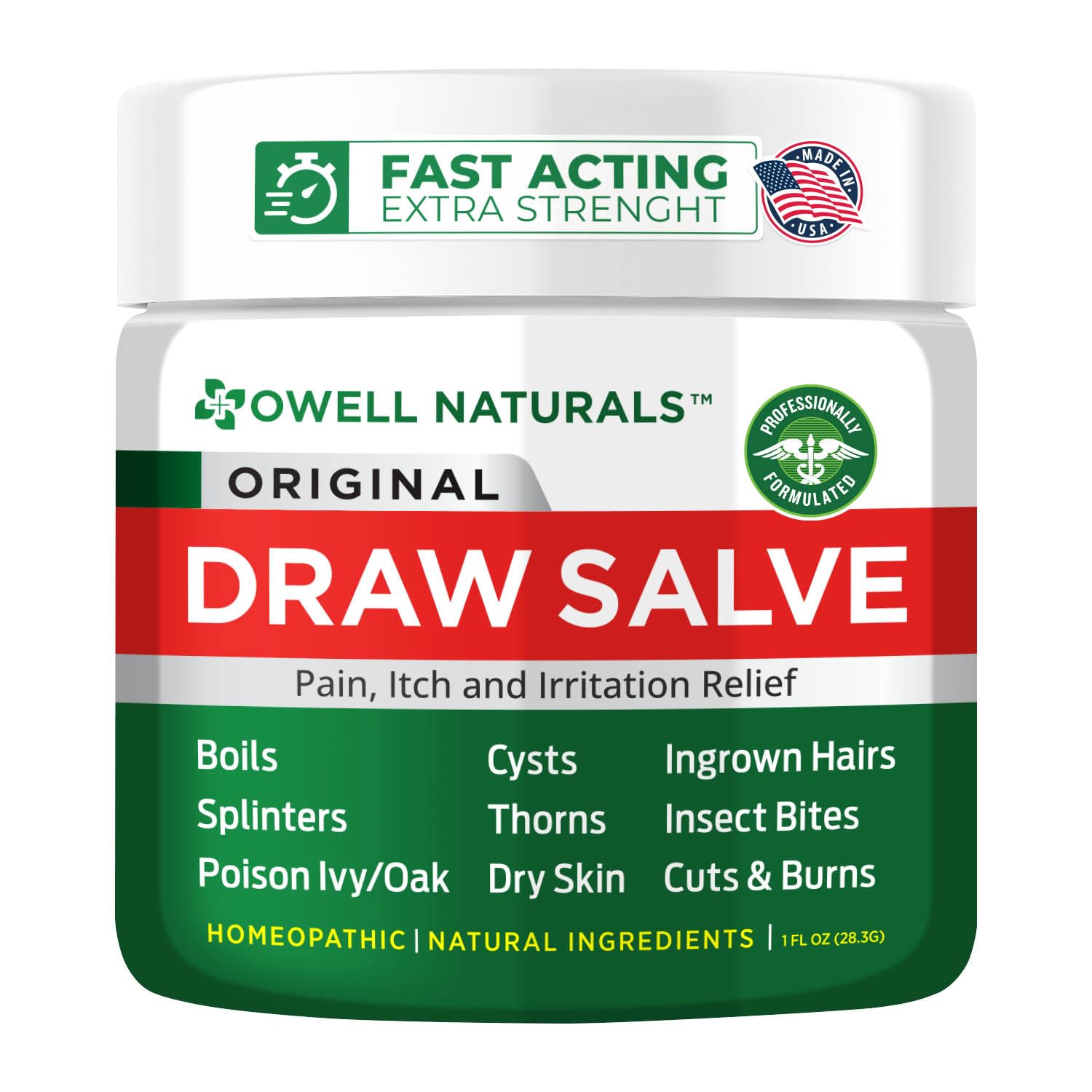 Amish Origins Draw Salve Ointment, 2 Ounce