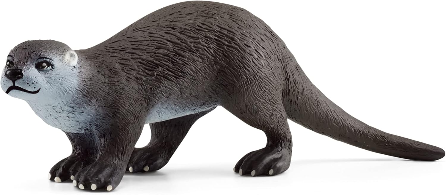 SCHLEICH 14865 Otter Wild Life Toy Figurine for children aged 3-8 Years