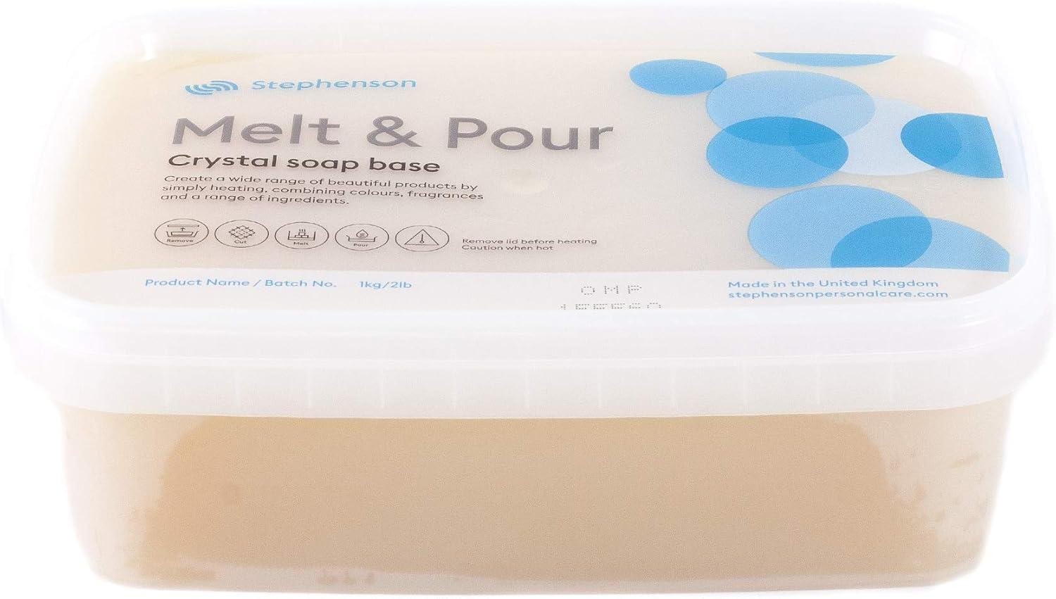 Stephenson Melt and Pour Soap Base Organic - 10Kg