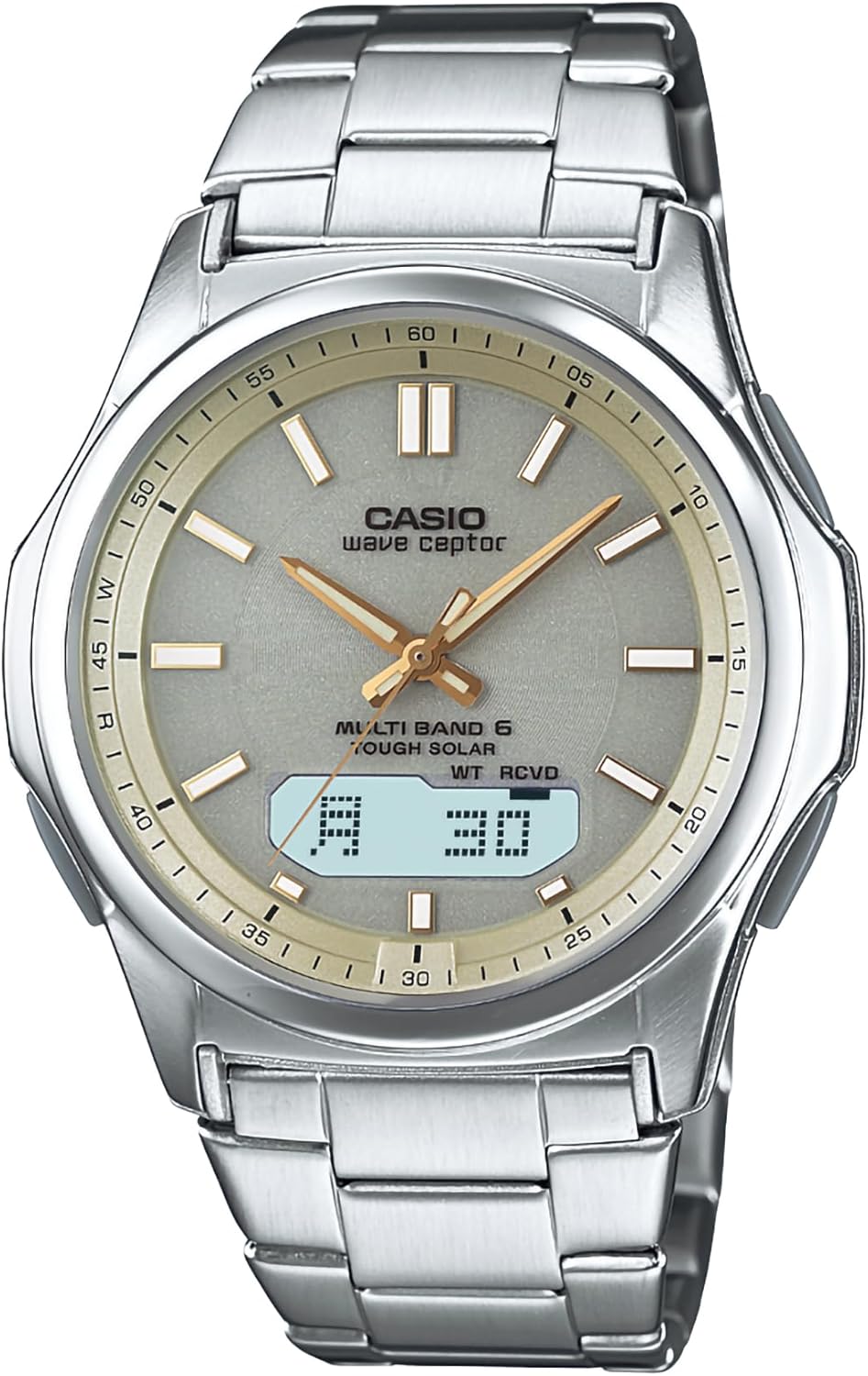 CASIO Watch WAVECEPTOR Waveceptor Solar Radio Watch MULTIBAND6 WVA-M630D-9AJF