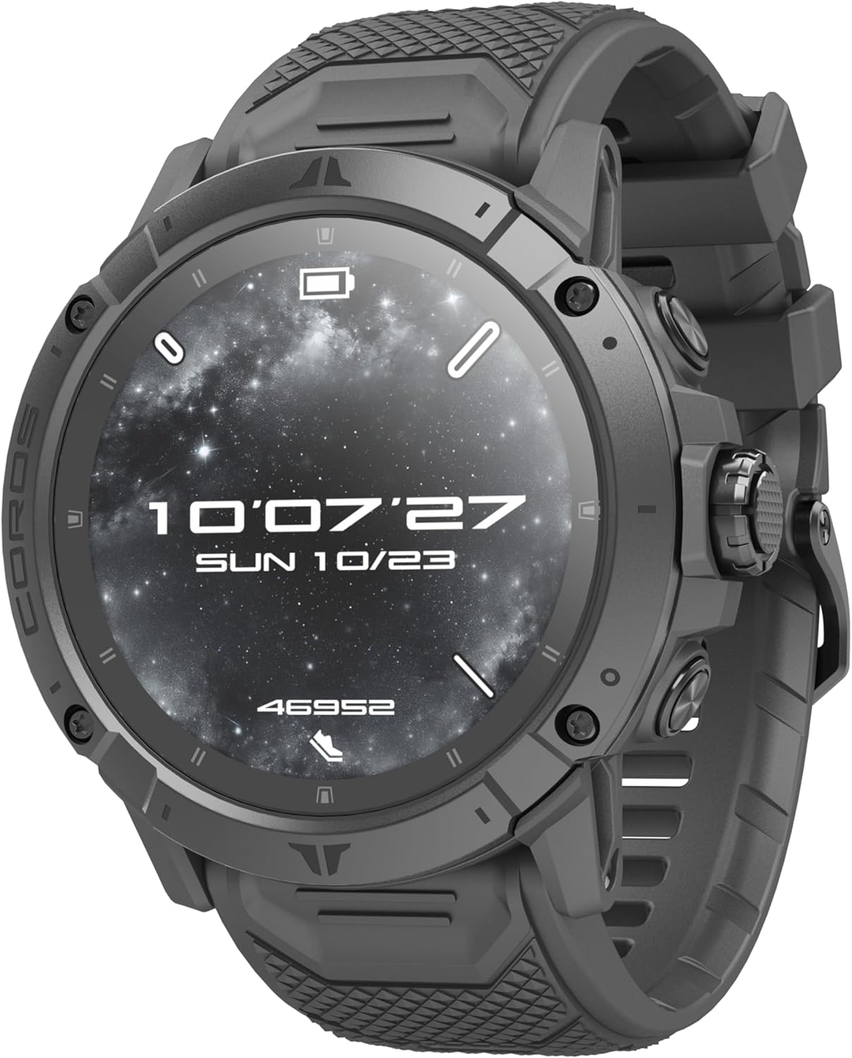 COROS VERTIX 2S Adventure GPS Watch, 40 Days Battery Life, GPS Navigation with Global Offline Maps, Route Planner, Heart Rate Monitor, Rock Climbing, Skiing, Running, Biking - Space Black