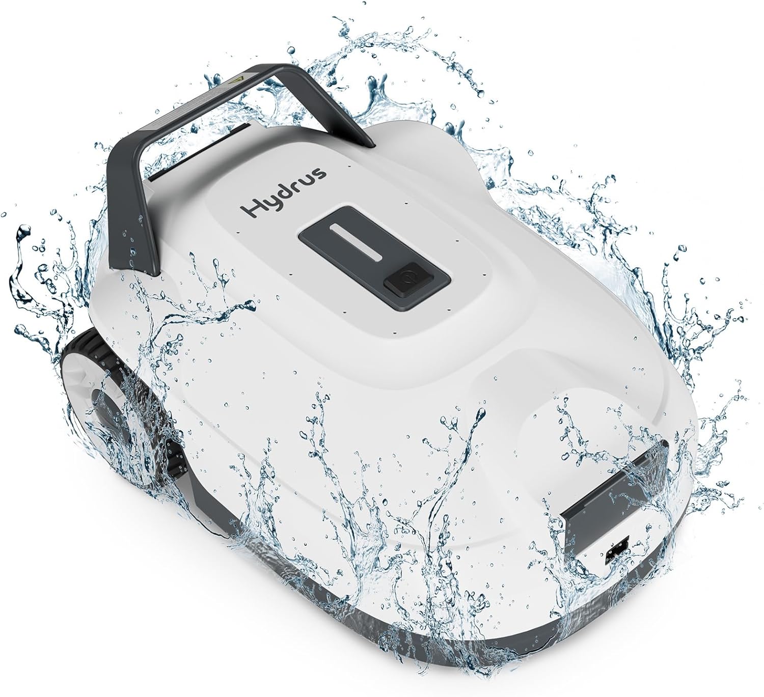 Hydrus Pool Vacuum for Above Ground, Cordless Robot Pool Vacuum Cleaner with Powerful Suction, 100Mins Long Run Time, Automatic Rechargeable Swimming Pool Vacuum for Inground Pool Depth of 8.2Ft