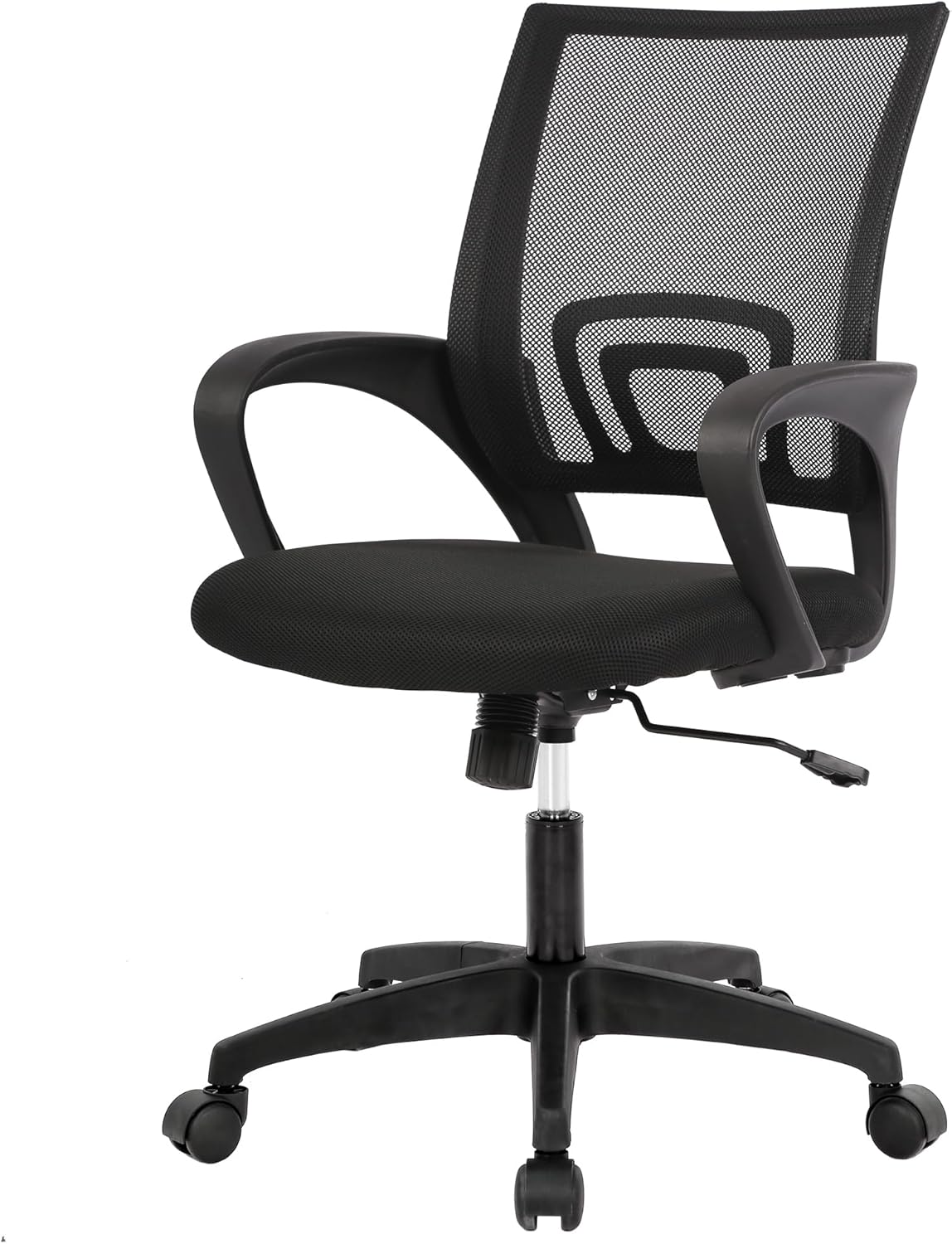 PayLessHere Home Office Chair Desk Computer Chair Adjustable Ergonomic Lumbar Support Armrest Executive with High Density Mesh 360 Degree Swivel Chair for Men Women Adults, Black