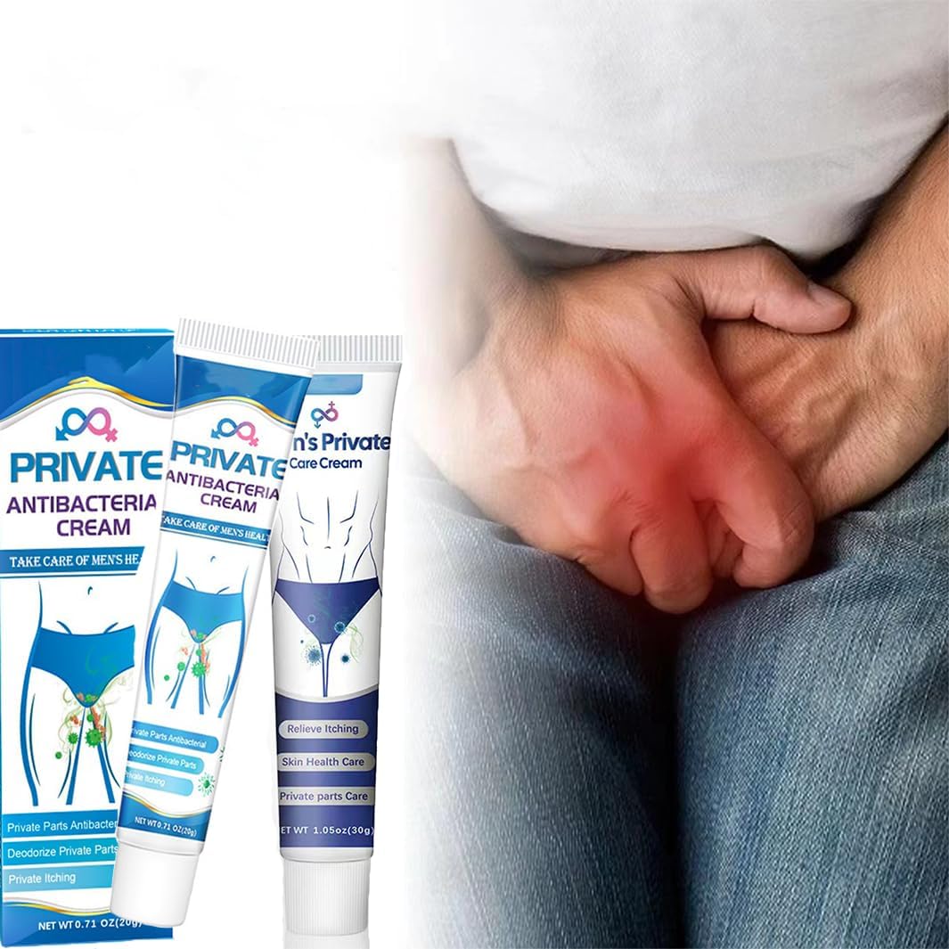 2pcs Antibacterial Ointment, Antifungal Cream，Men's inguinal Antifungal, Pruritus for Private Parts, Deodorizing Anti-Fungal, and Anti-Fungal for Quick itching 50g