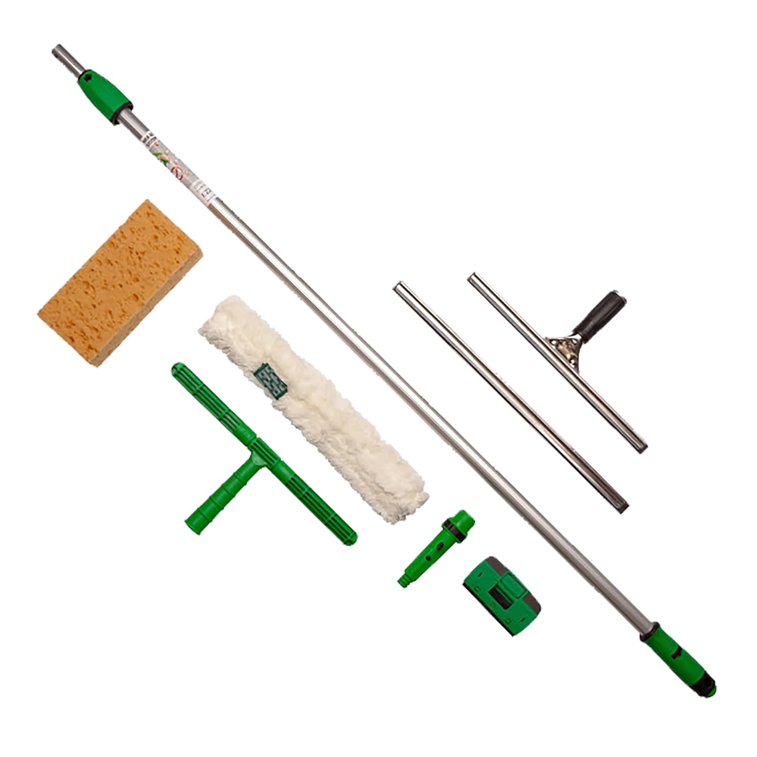 UNGER Commercial Window Cleaning Kit - Heavy Duty StripWasher Set PWK00