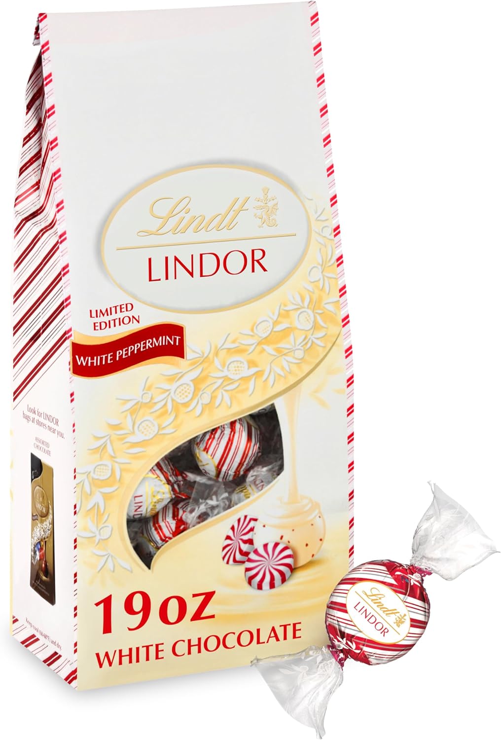 LINDIT Lindor Shaped Ball Bag White