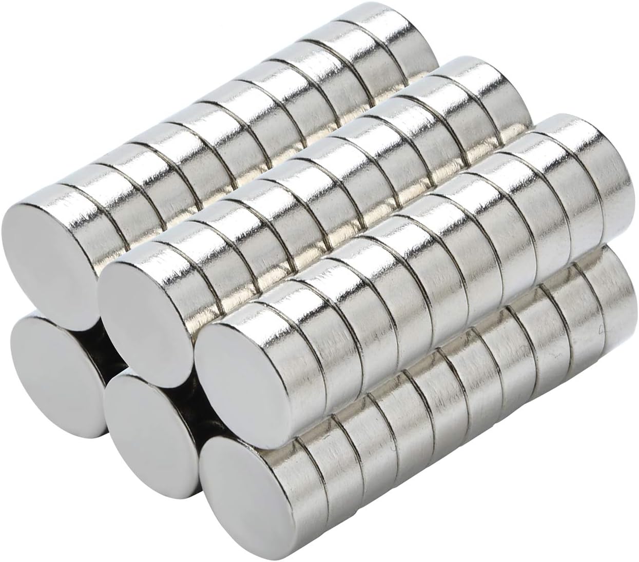 Yizhet 50 PCS 8 * 3mm Magnets, Neodymium, Small Mini yet Strong for Whiteboard, Fridge, Craft, Postcards