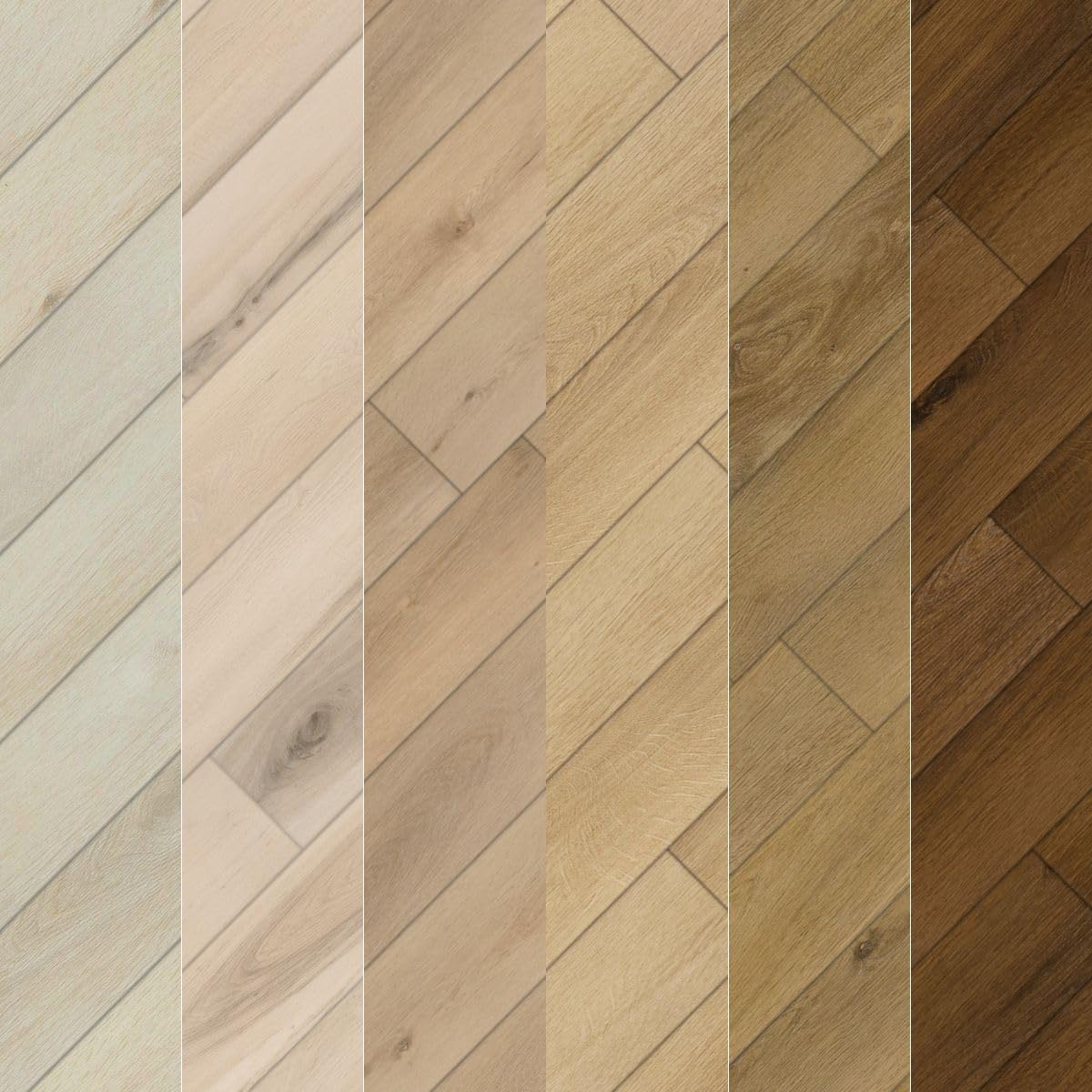 Flooret Luxury Vinyl Plank Flooring Signature Bestsellers Sample Kit | 6 Pieces of 12" Cut Samples from Real Planks | DIY Click Installation, 40 Mil Wear Layer, Waterproof and Scratch Resistant LVP