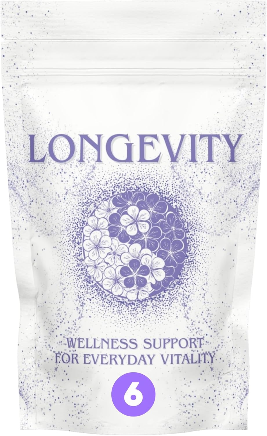 Longevity Bioenergetic Wellness Patches – Natural Support for Lifespan, Healthspan & Vitality – Drug-Free, Non-Transdermal, Ingredient-Free Patches for Aging Well & Daily Energy (6 Pack)