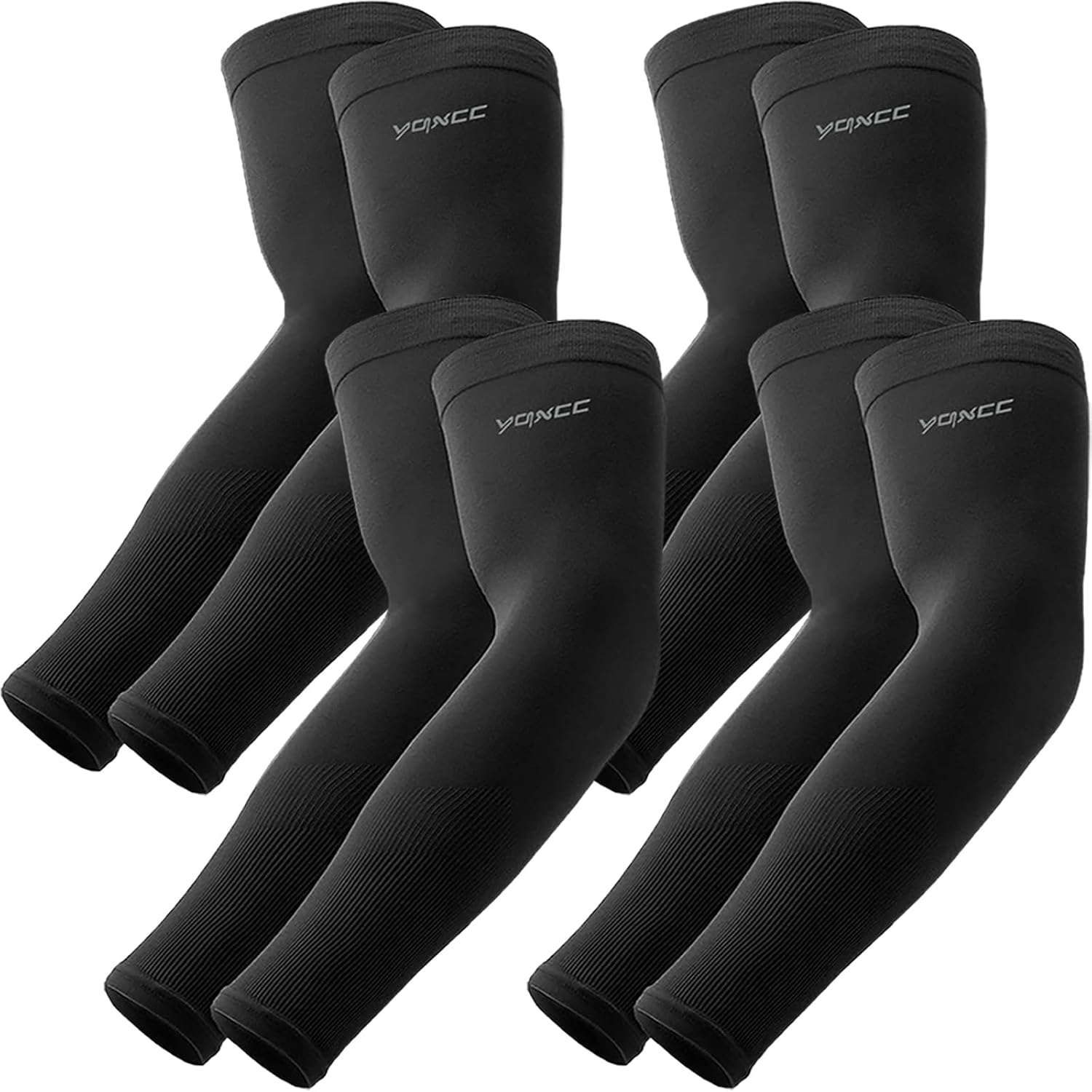 YQXCC Arm Sleeves Cooling UV Sun Protection Sport Compression for Men Women