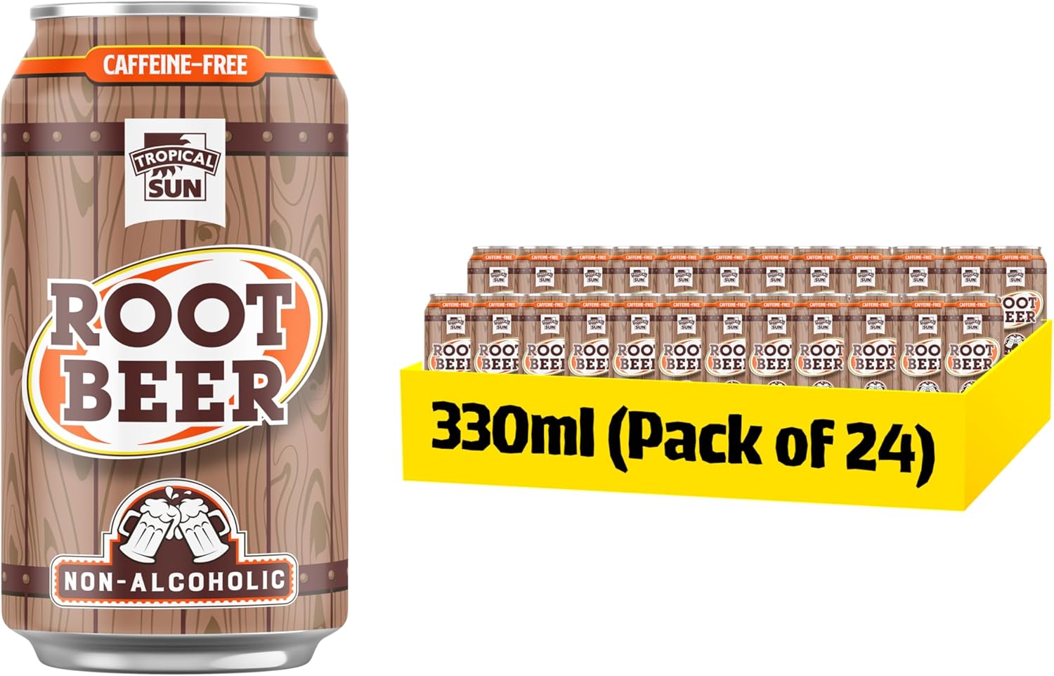 Tropical Sun Root Beer 330 ml (Pack of 24)