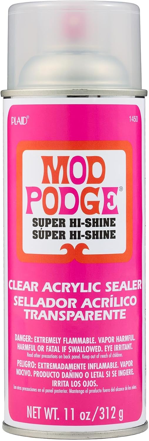 Mod Podge Acrylic Sealer (11-Ounce), 1450 Super Gloss