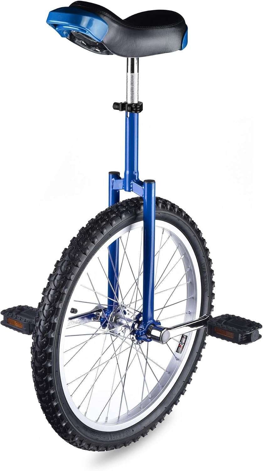 AW 16/18/20/24 Inch Wheel Outdoor Unicycle Adjustable Seat Exercise Balance