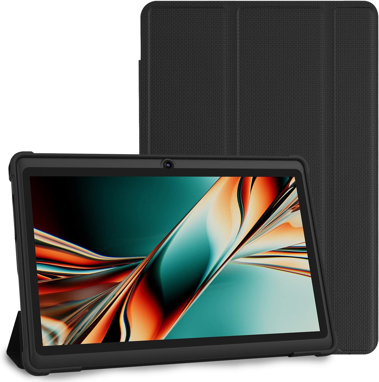 PRITOM 7 inch Tablet Android 11, 4GB(2+2 Expand), 32 GB, (Expandable 128GB) Tablet PC with Quad Core Processor, 3500 Mah, HD IPS Display, Dual Camera, WiFi, Bluetooth, Tablet with Black Case
