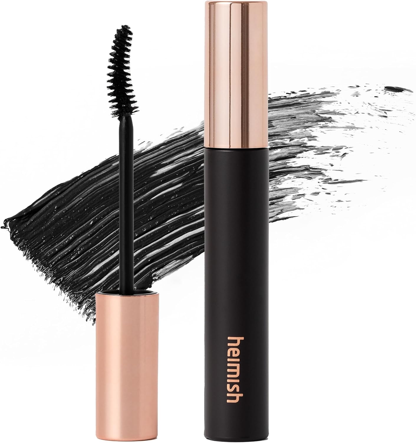 HEIMISH Dailism Smudge Stop Mascara, Curling & Lengthening, Long-lasting, Waterproof, Smudge-proof, Non-Clumping, Washable Cleansing Korean Mascara, 0.32oz/9g - Black Curling