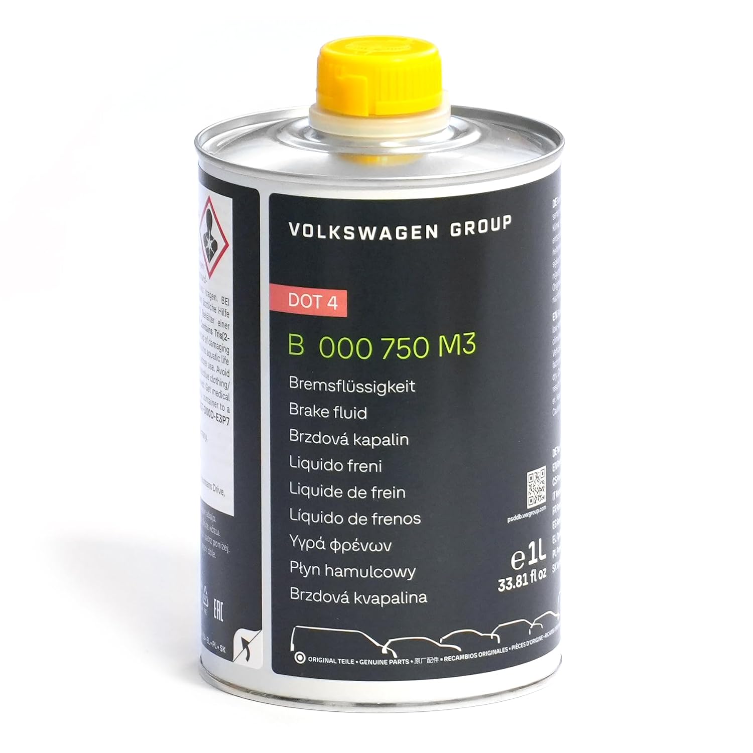 Volkswagen Brake fluid DOT4, 1 Liter Original Spare parts