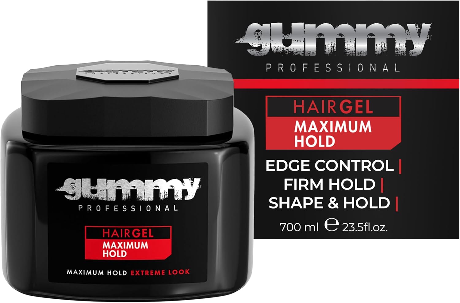 Gummy Hair Gel 700 ml Maximum Hold