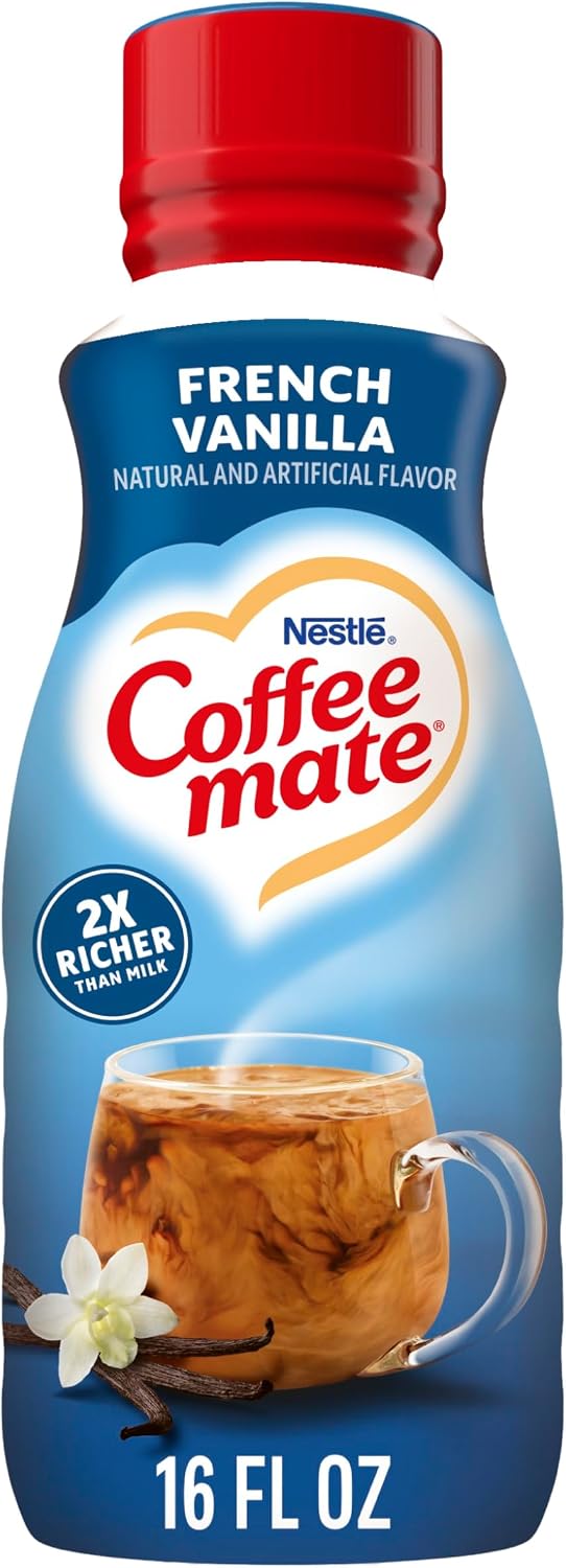 Coffee-mate French Vanilla Liquid Coffee Creamer, 16 fl oz