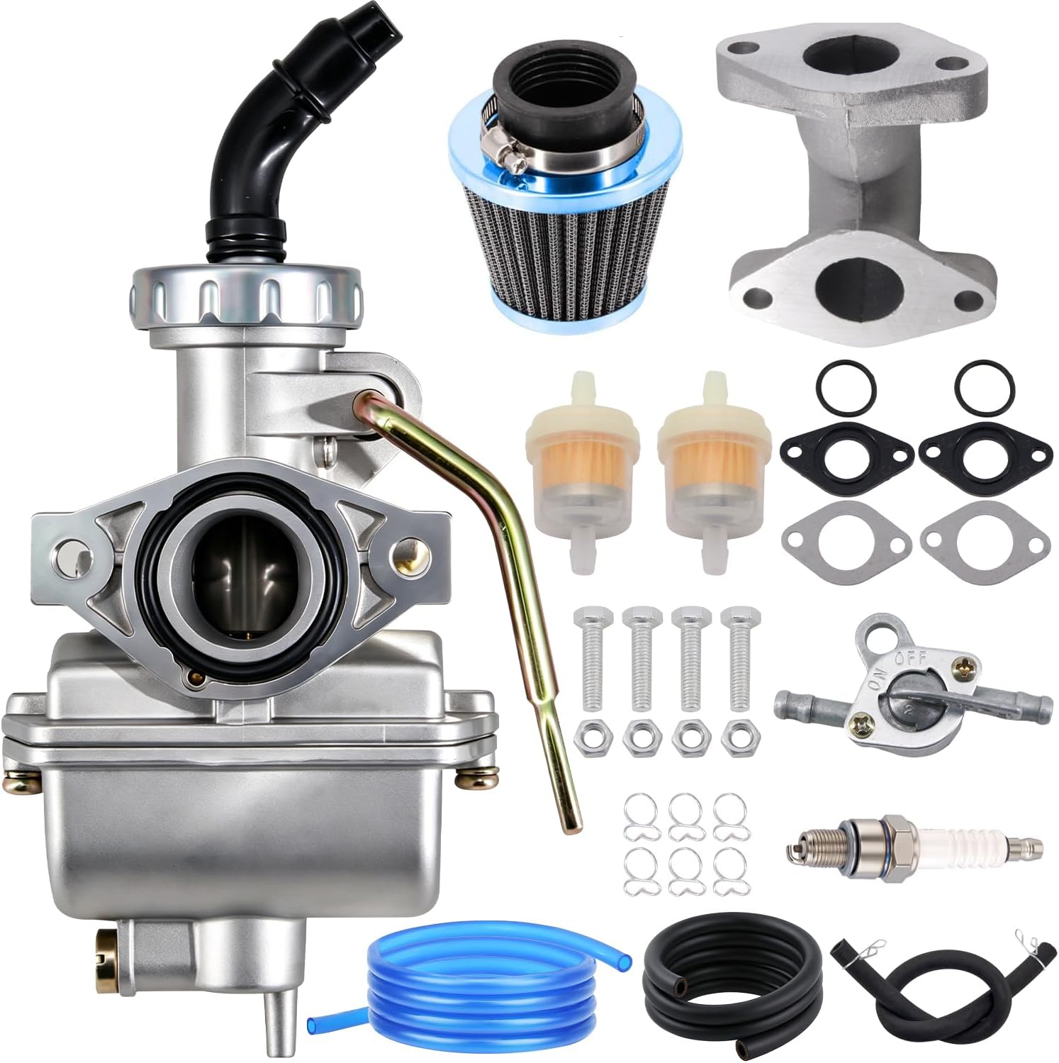 PZ20 Carburetor for Kazuma Baja 50cc 70cc 90cc 110cc 125cc TaoTao Coolster 110B NST SunL Chinese Quad 4 Stroke ATV 4 Wheeler Go Kart Dirt Bike