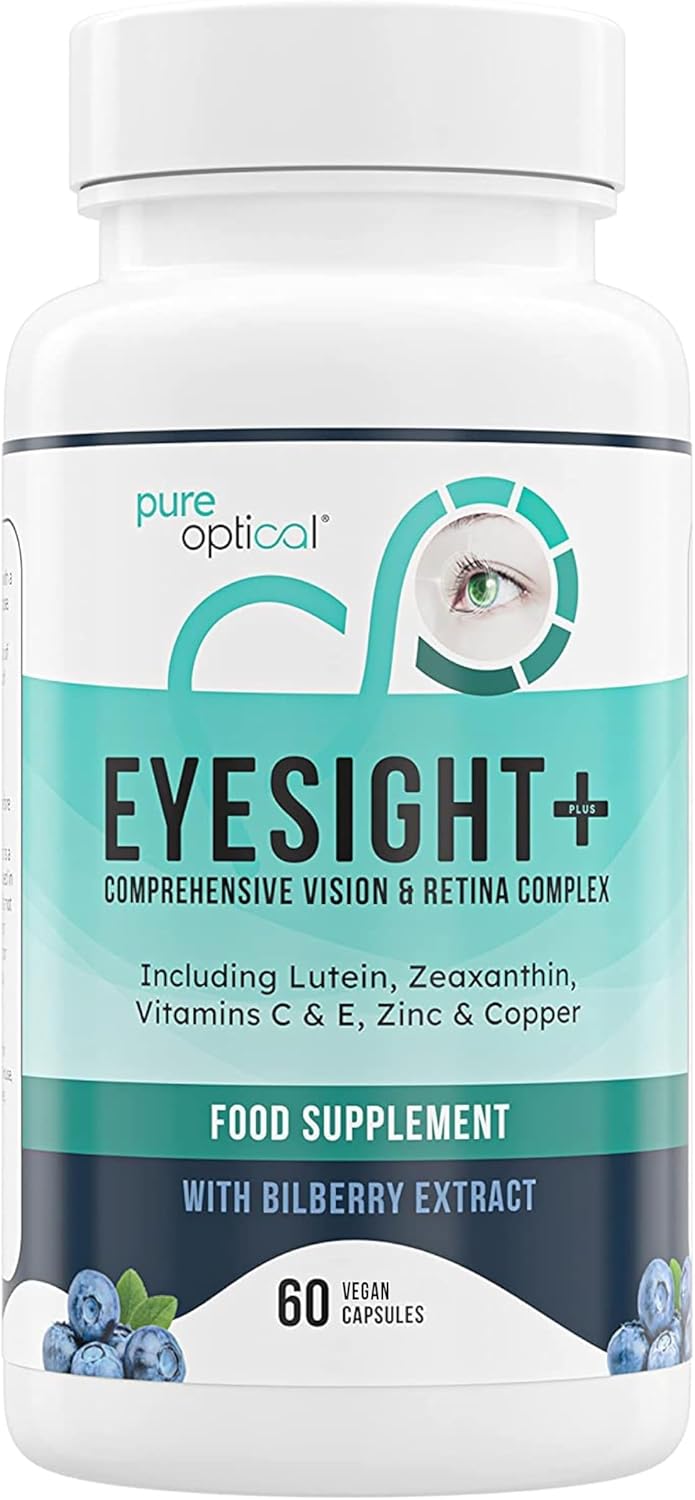 Eyesight Plus AREDS2 Eye Supplement - Eye Health Capsules with Lutein, Zeaxanthin & Bilberry (60-Day Supply)