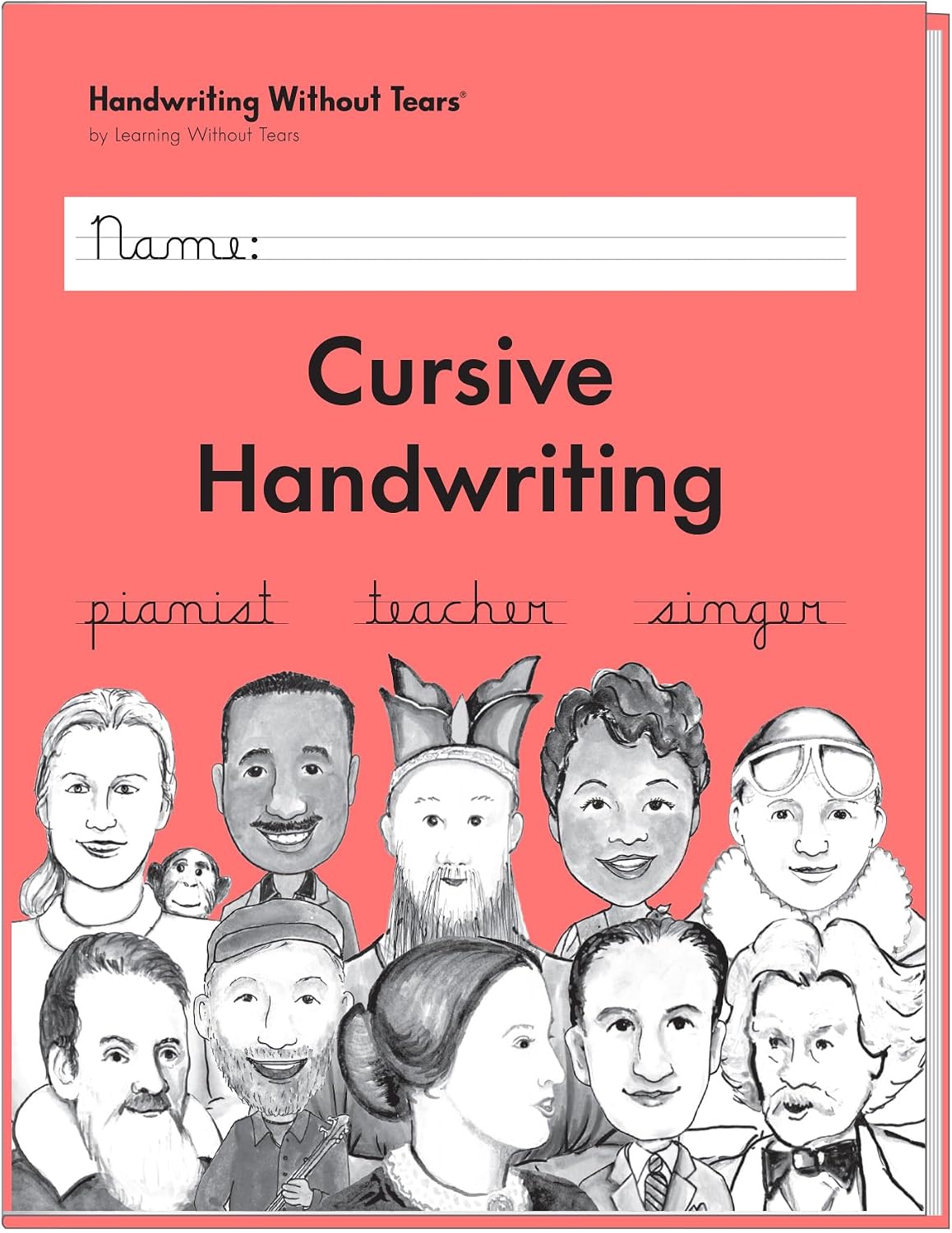 Learning Without Tears Cursive Handwriting Workbook, 3rd Grade+, Age 8+