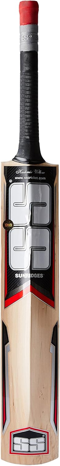 SS Kashmir Willow Leather Ball Cricket Bat, Exclusive Cricket Bat for Adult Full Size with Full Protection Cover