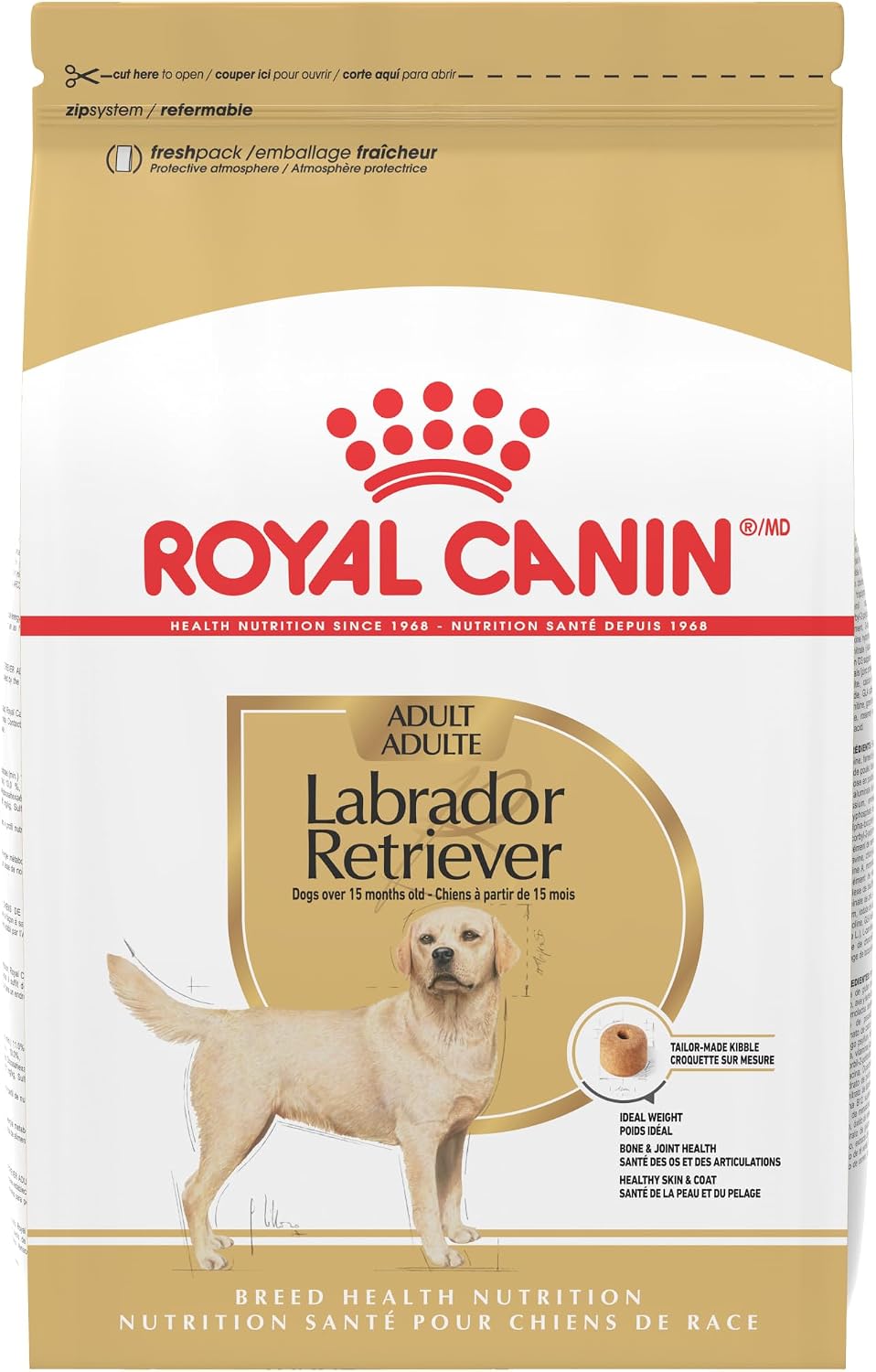 ROYAL CANIN Labrador Retriever Adult Dry Dog Food, 30 lb Bag