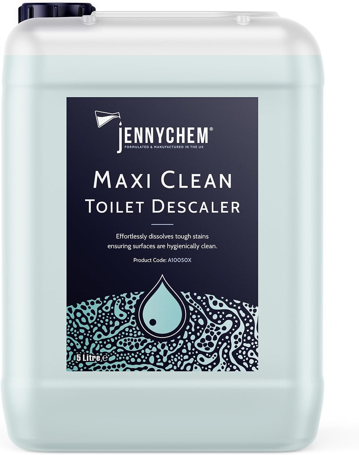 Toilet Descaler 5L – Maxi Clean Concentrated Acid Toilet Cleaner for Limescale Removal & Hard Water Stains | Powerful Bathroom Descaler for Toilets & Urinals