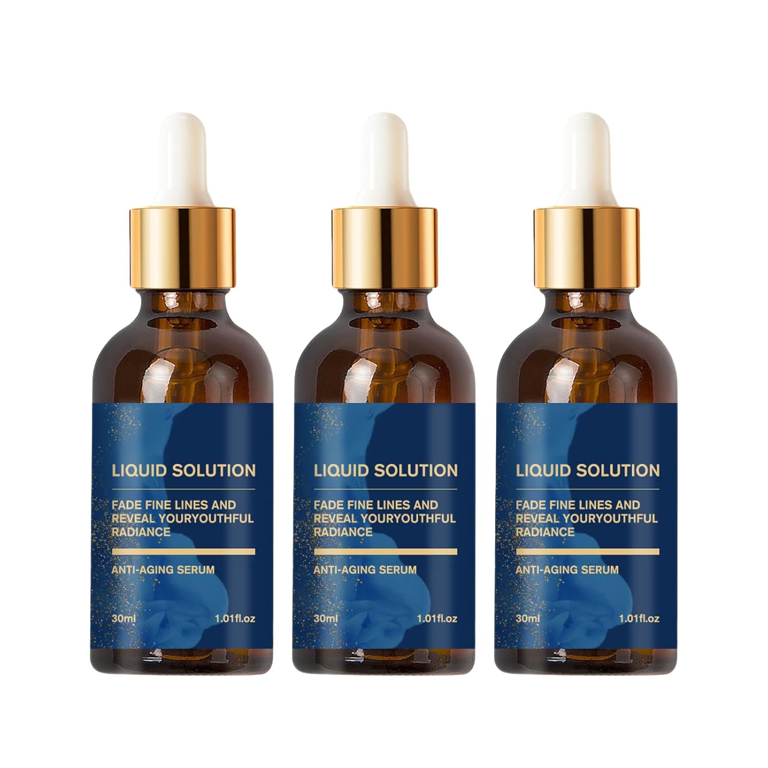 Olavita Serum, Olavita Liquid Solution Anti Aging Serum, Vitamin C Gel, Anti Aging Face Tightening, Boost Skin Collagen, Reduce Wrinkles & Plump Skin(3pcs)
