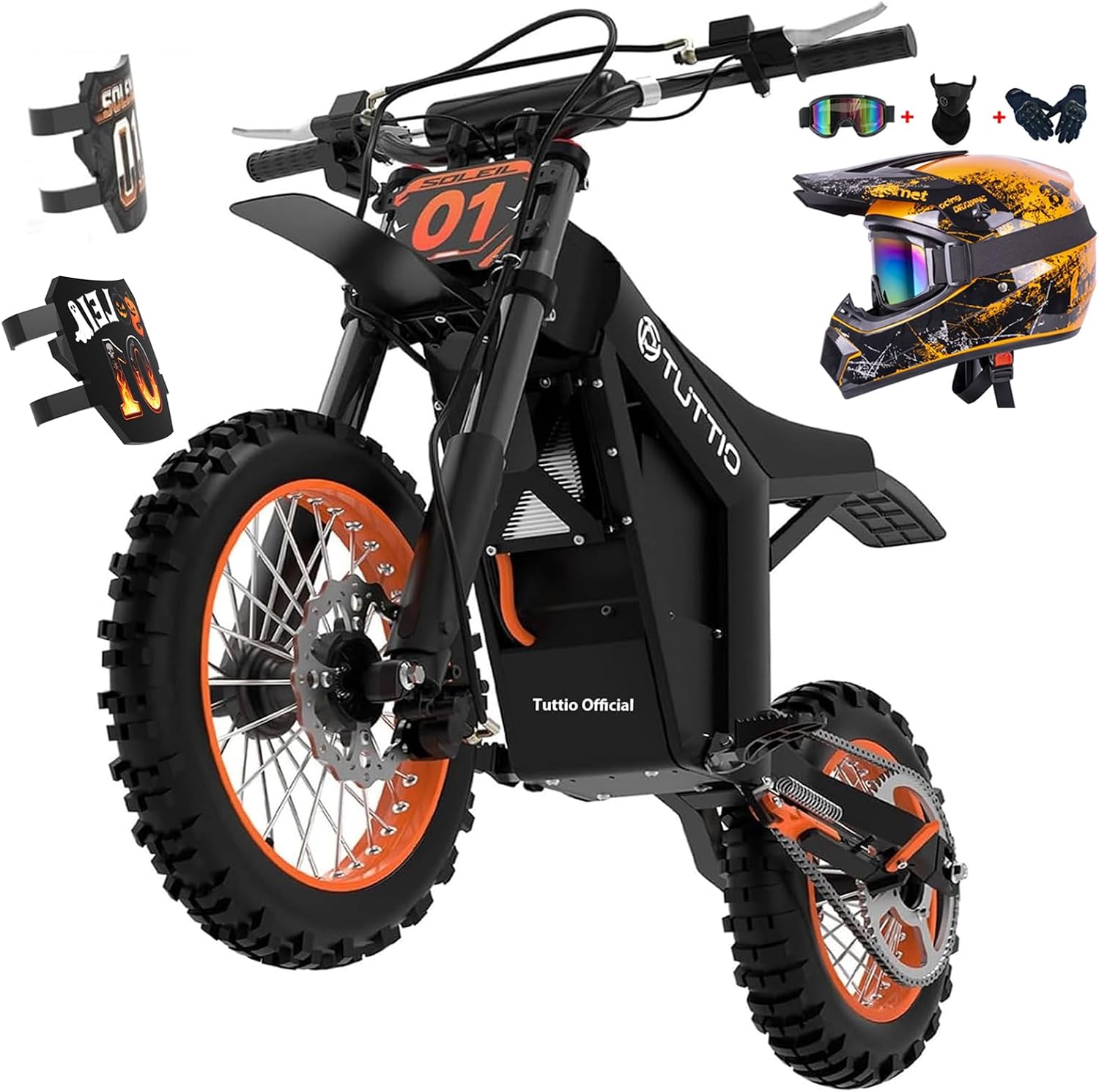 Tuttio Soleil01 Electric Dirt Bike 40MPH 200NM Off Road Ebike