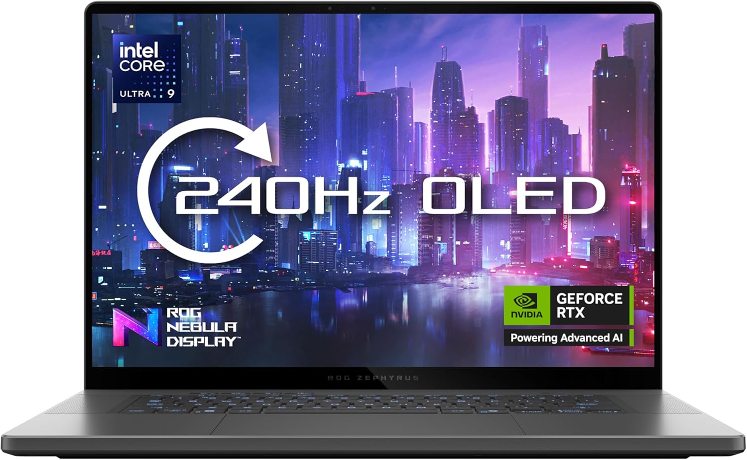 ASUS ROG Zephryus G16 GU605CR Gaming Laptop | 16.0" 2.5K 240Hz OLED Screen | Intel Core Ultra 9 285H | NVIDIA GeForce RTX 5070Ti 12GB | 32GB RAM | 2TB PCIe SSD | 3 Month Xbox Gamepass | Windows 11