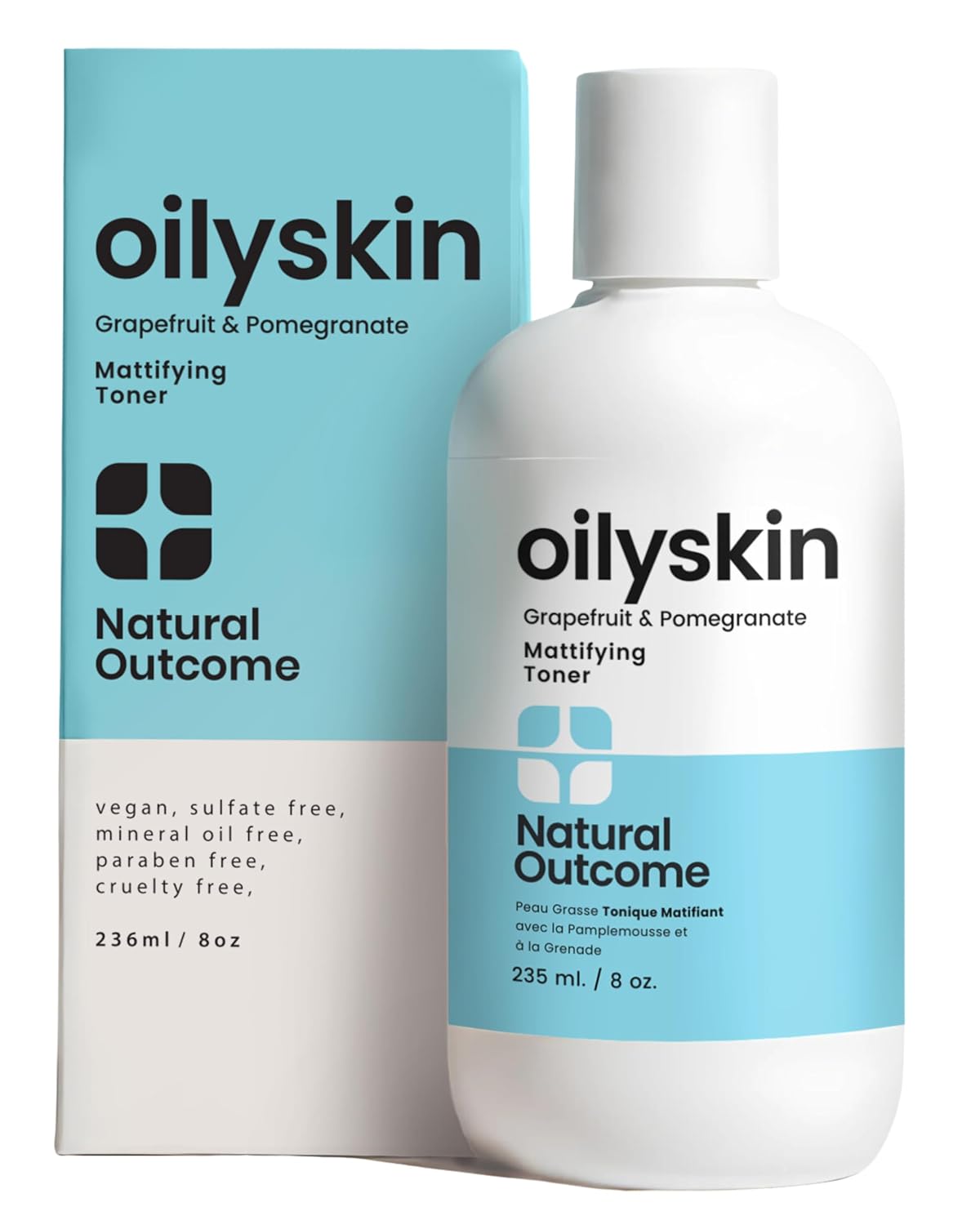 Oily Skin Face Toner | Purifying Astringent Facial Toner | Naturally Keeps Skin Matte & Shine Free | Minimizes Appearance of Pores While Keeping Skin Hydrated with Aloe Vera | 8 oz