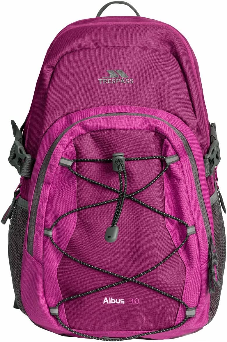 Trespass Albus Backpack Perfect Rucksack for School, Hiking, Camping or Work