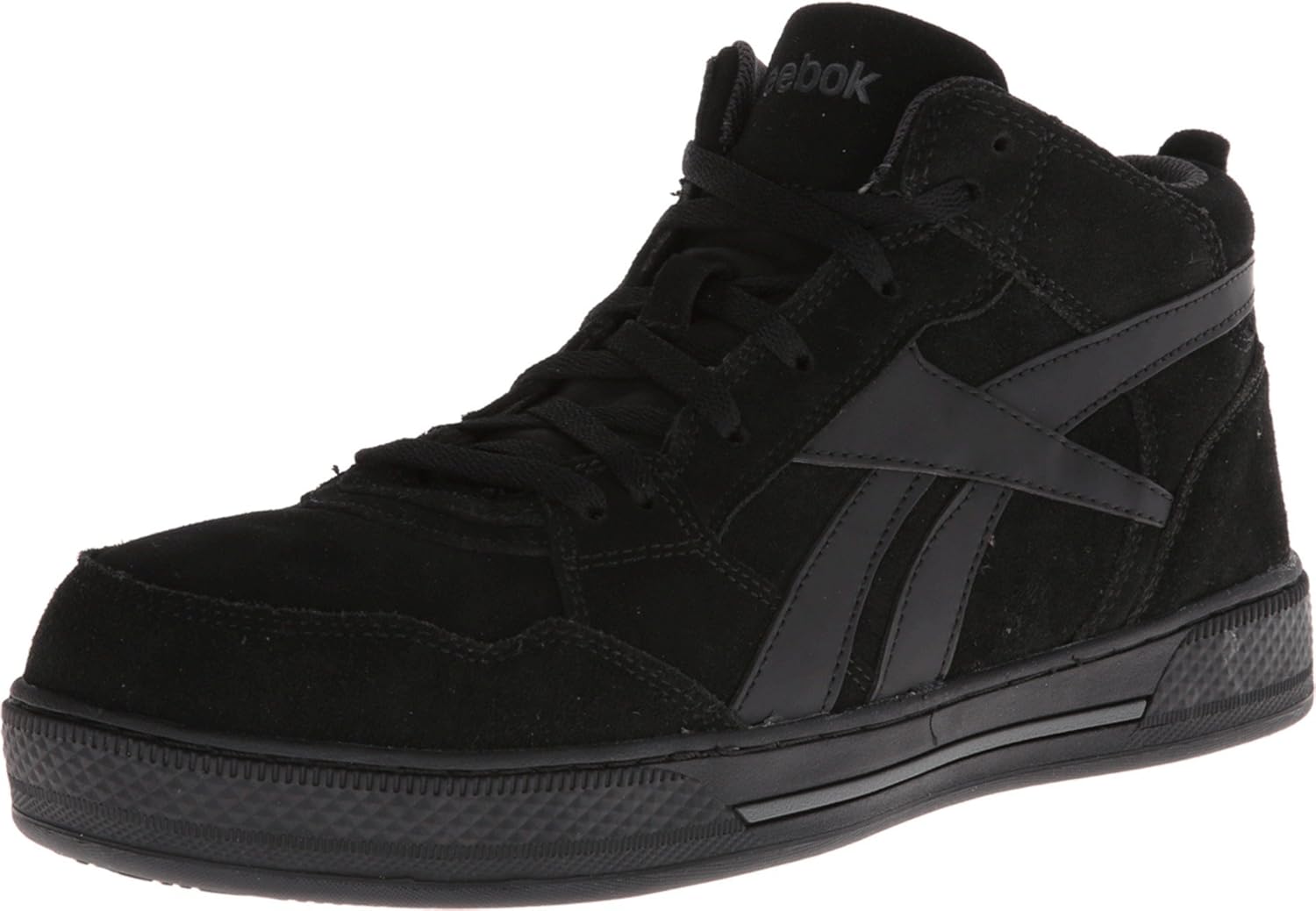 Reebok Work Men's RB1735 Dayod Safety Toe Skateboard Work Shoe Black