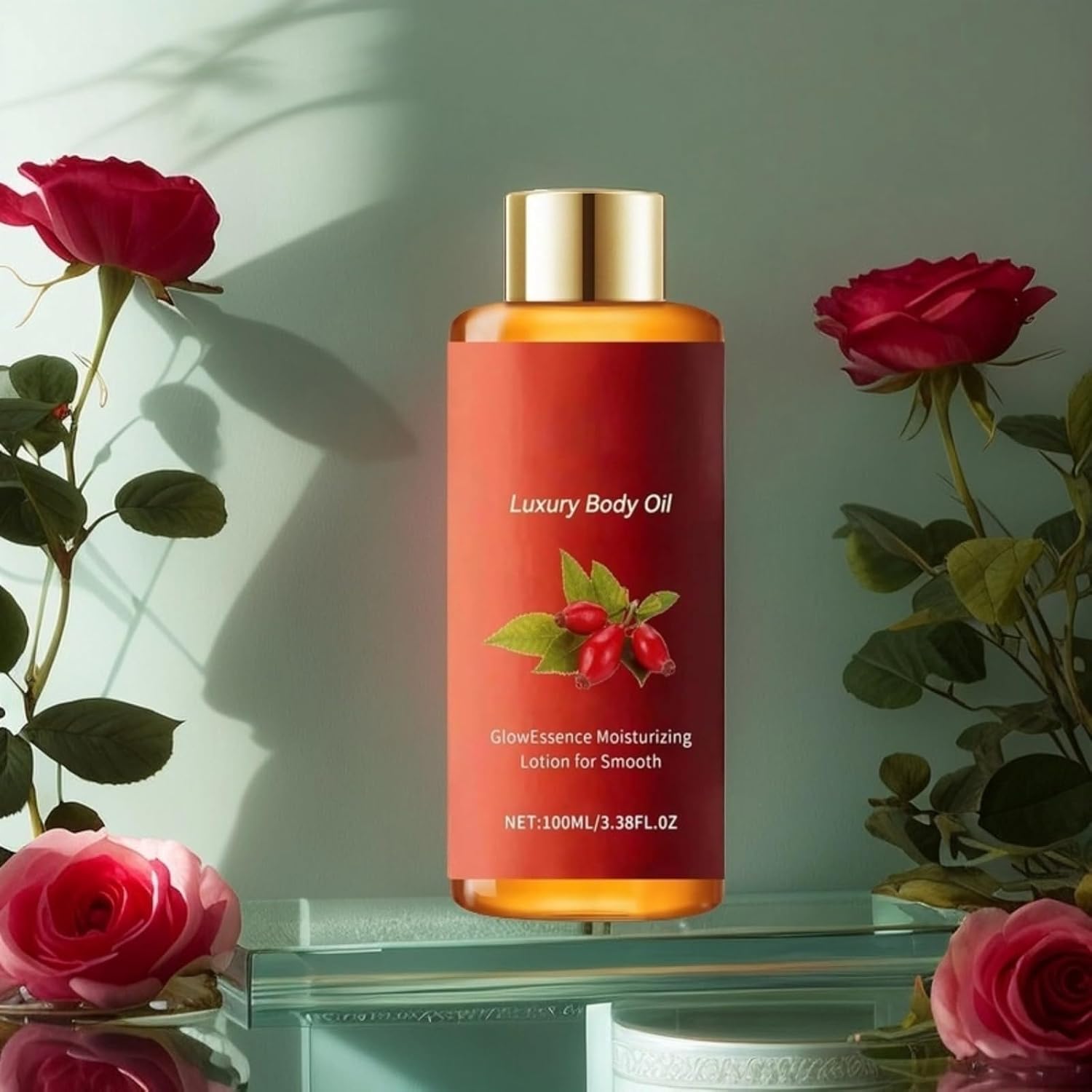 100ml Firming Body Oil, Luxury Body Oil,Compact Body,Moisturizing Lotion for Smooth,Firming Body Lotion to Reduce Finelines,Radiant Skin 3.38floz